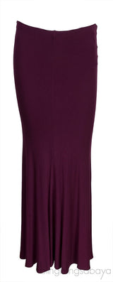 Burgundy Maxi Skirt