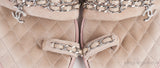 Beige Suede & Chain Sandals