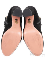Ulyana Mink Pompom Suede Ankle Boots  39