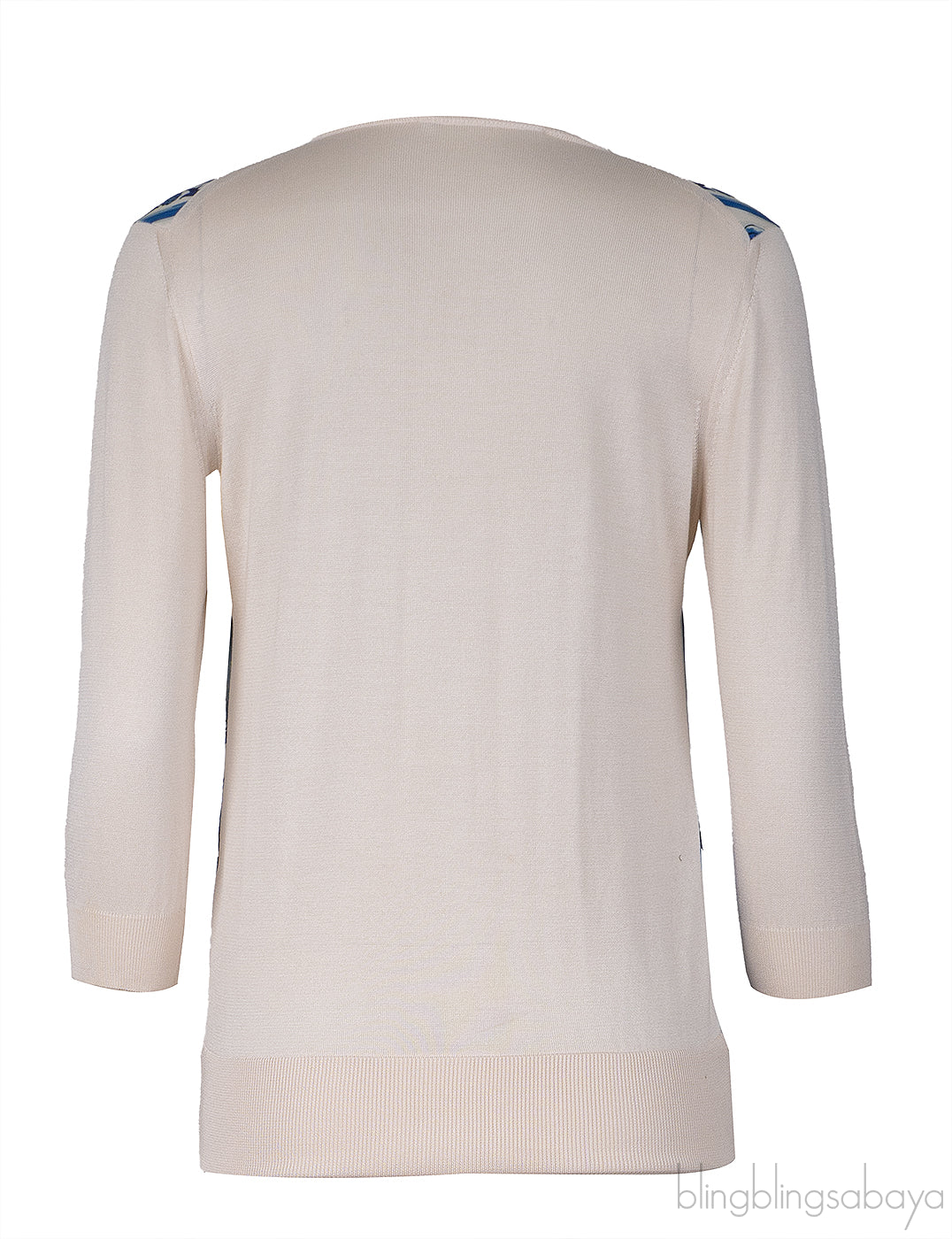 Dolce & Gabbana Blue & White Sweater
