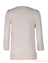 Dolce & Gabbana Blue & White Sweater