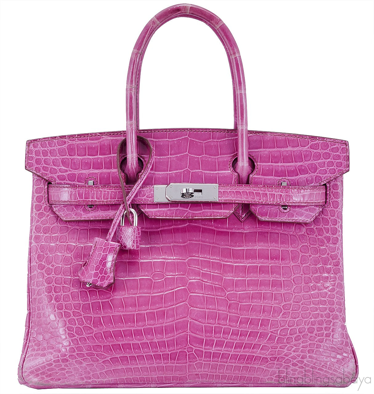Birkin 30 Fuschia Pink Crocodile