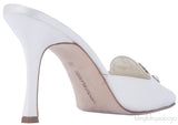 Ivory Eufra Mid Heel Sandals