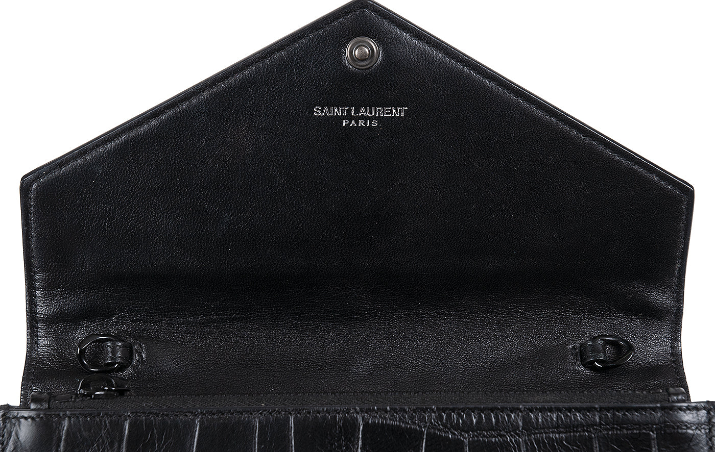 Yves Saint Laurent So Black WOC Croc Print