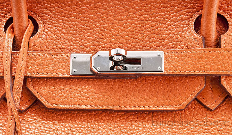Birkin 40 Orange Taurillon Clem
