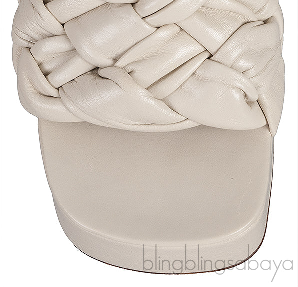Bottega Veneta The Board Platform Off-White Mule