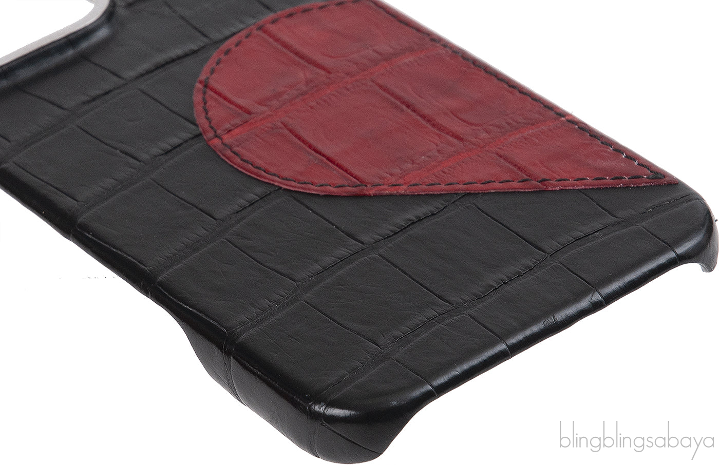 Laboted Iphone 13 Pro Max Classic Case Half Heart Alligator
