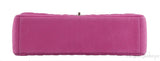 Fuchsia Pink Caviar Maxi Flap Bag