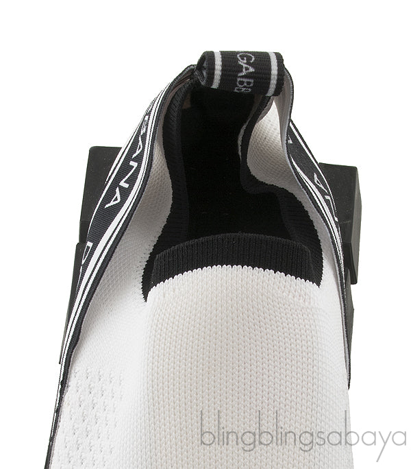 White Sorrento Logo Sneakers