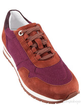 Cashmere & Suede Bi-color Sneakers
