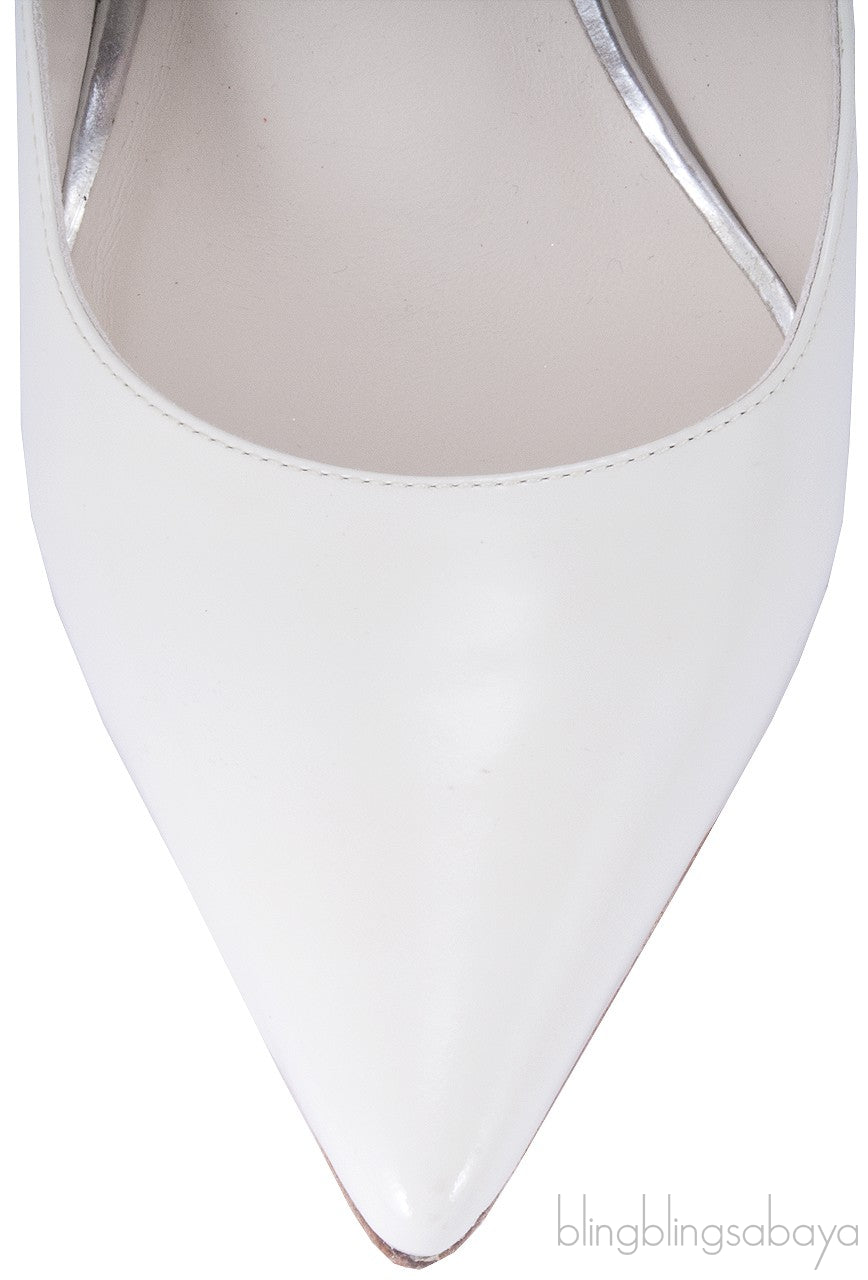 Angelo Cutout Leather Pumps