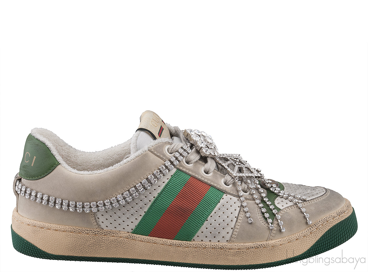 Screener Sneaker with Crystals