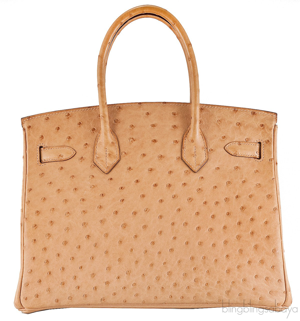 Birkin 30 Natural Gold Ostrich PHW