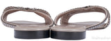 Grey Crystal Embellished Sandals