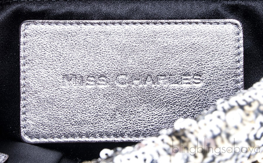 Miss Charles Sequin Shoulder Bag