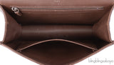 Christian Dior Diorama Brown Crocodile Flap Bag