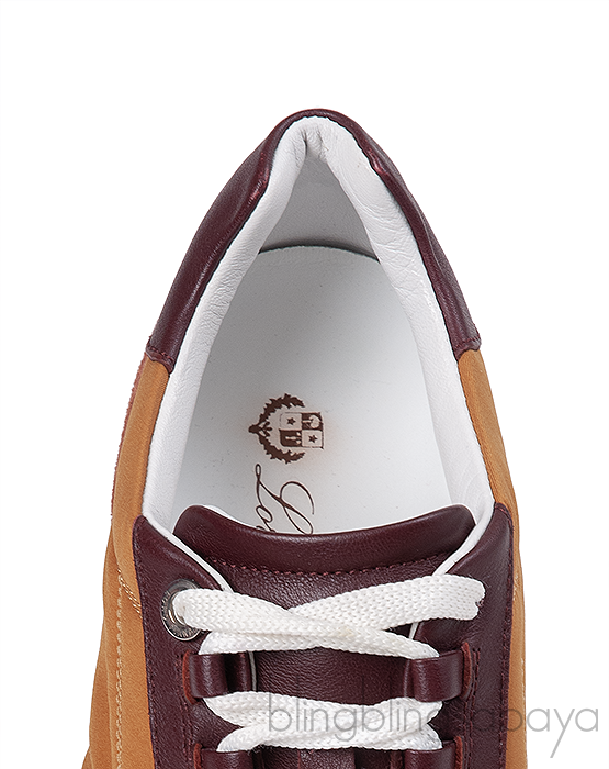 Loro Piana My Wind Tri-color Microfibre and Suede Sneaker