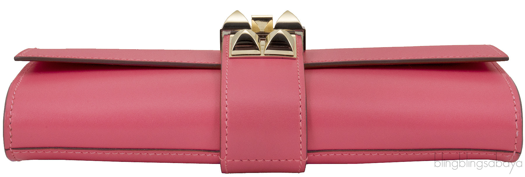 Medor Rose Lipstick Pink Clutch