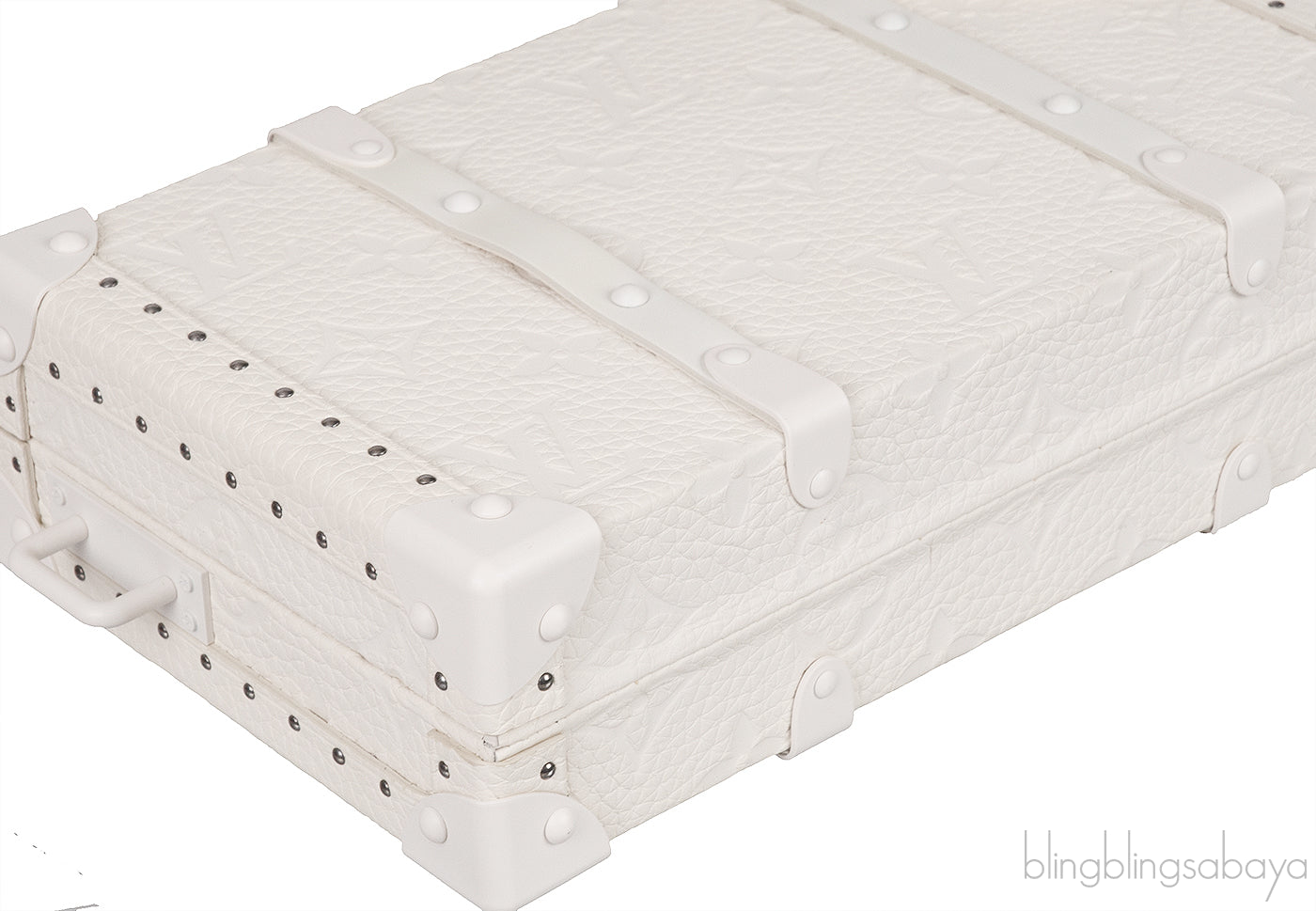 Monogram Powder White Wallet Trunk