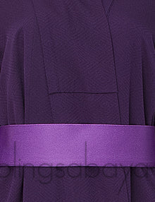 Purple Textured Kimono