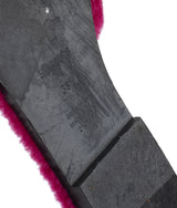 Hermes Fuchsia Oran Teddy Bear Sandals