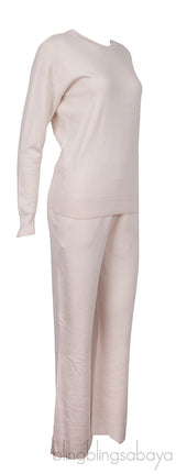Off-White Sweatshirt & Wide Leg Trouser