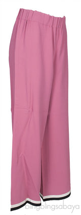 Old Rose Wide Leg Trouser
