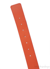 Louis Vuitton Epi Leather Logo Initial Orange Belt