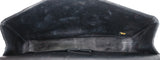 Chanel Black Patent Maxi Double Flap Quilted Bag