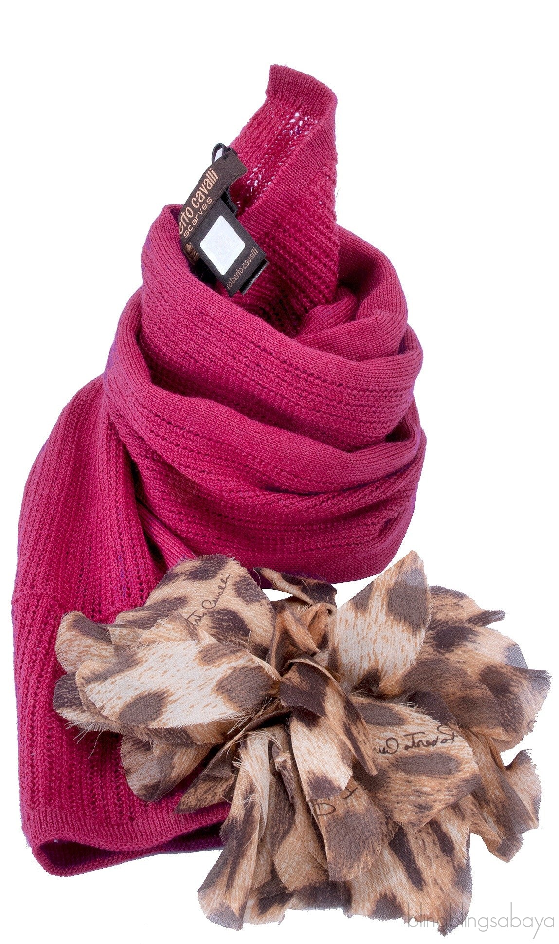 Fuchsia Wool Scarf & Hat