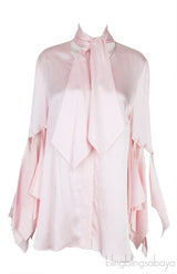 Light Pink Satin Blouse