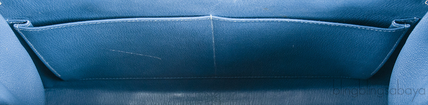 Kelly 35 Flag Blue Thalassa & White Epsom Sellier PHW