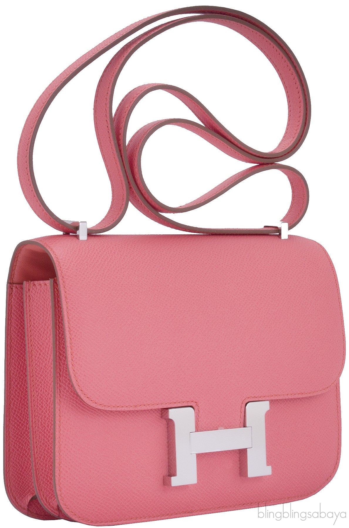 Constance Mini Flamingo Epsom PHW