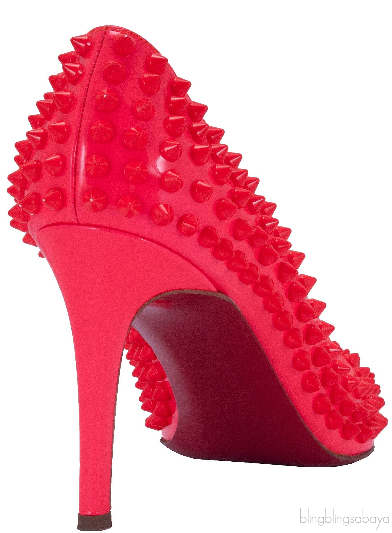 Pigalle Spikes Hot Pink Pump