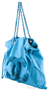 Disc Collection Turquoise Lambskin