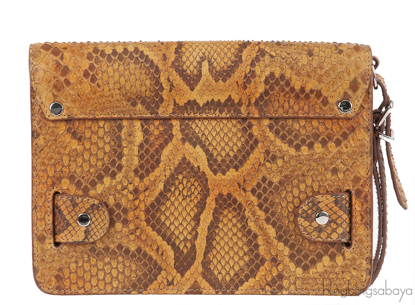Proenza Schouler PS11 Python Amber Clutch Bag