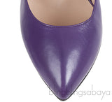 Gucci Purple Sylvie High Heels