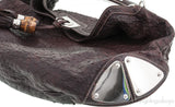 Indy Dark Brown Ostrich Hobo