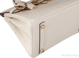 Birkin 25 Boreal Nata Ostrich GHW