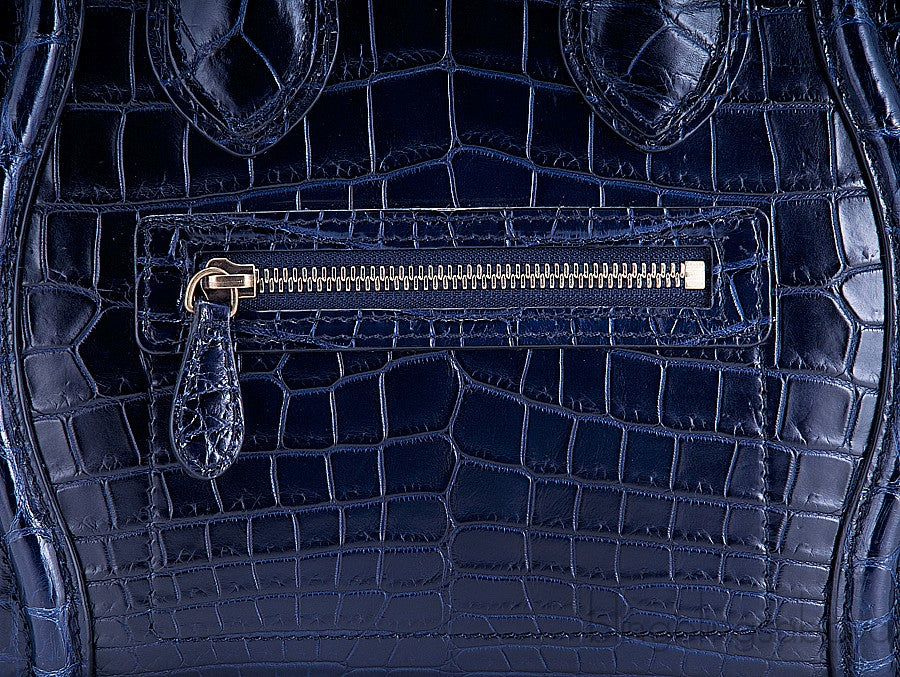 Micro Alligator Luggage Tote