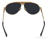 Linda Farrow LFL461 Black & Gold Aviator Sunglasses