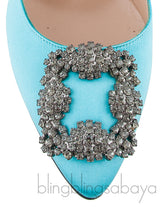 Tiffany Blue Satin Hangisi Pump
