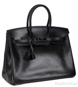 Birkin 35 So Black Box Limited Edition Ruthenium Hardware