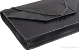 Betty So Black Python Shoulder Bag