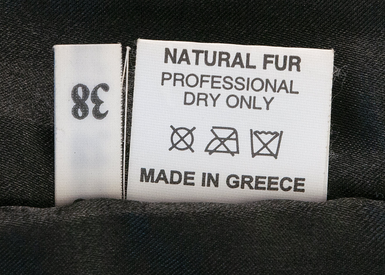 Bi-color Fur Belted Coat