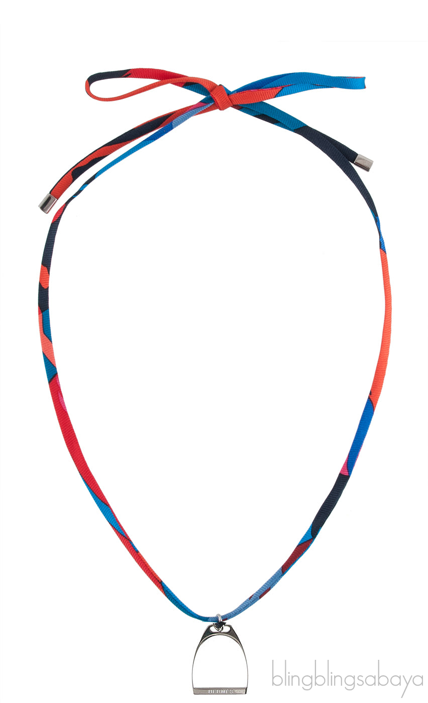 Multicolor Silk Necklace