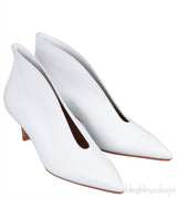 White Pointed Toe Heels