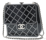 Pearl Quilted Evening Bag W/ Chain