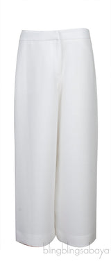 White Wide Leg Trouser