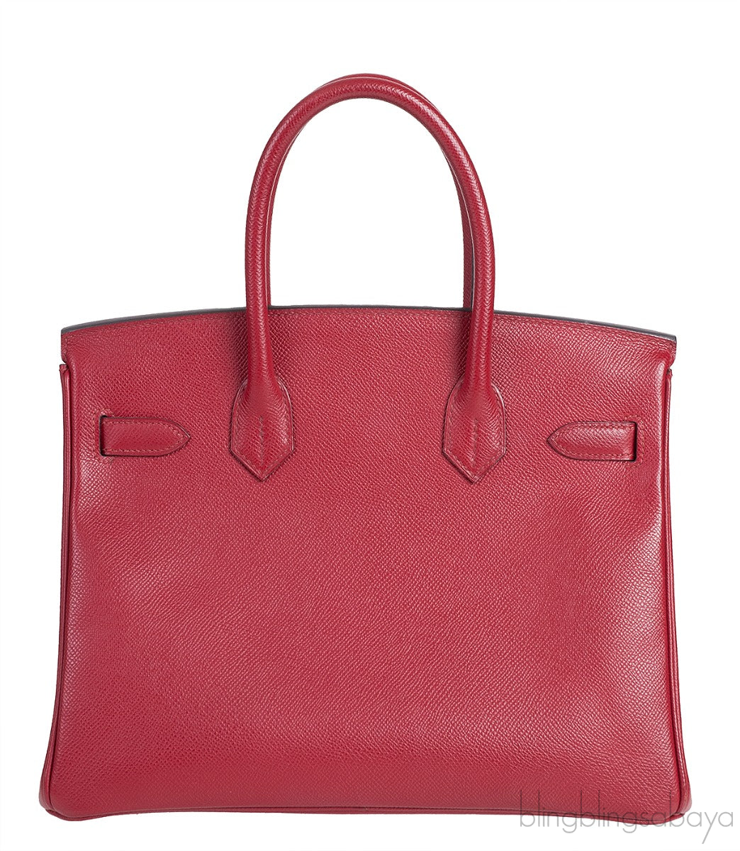 Birkin 30 Rubis Epsom PHW